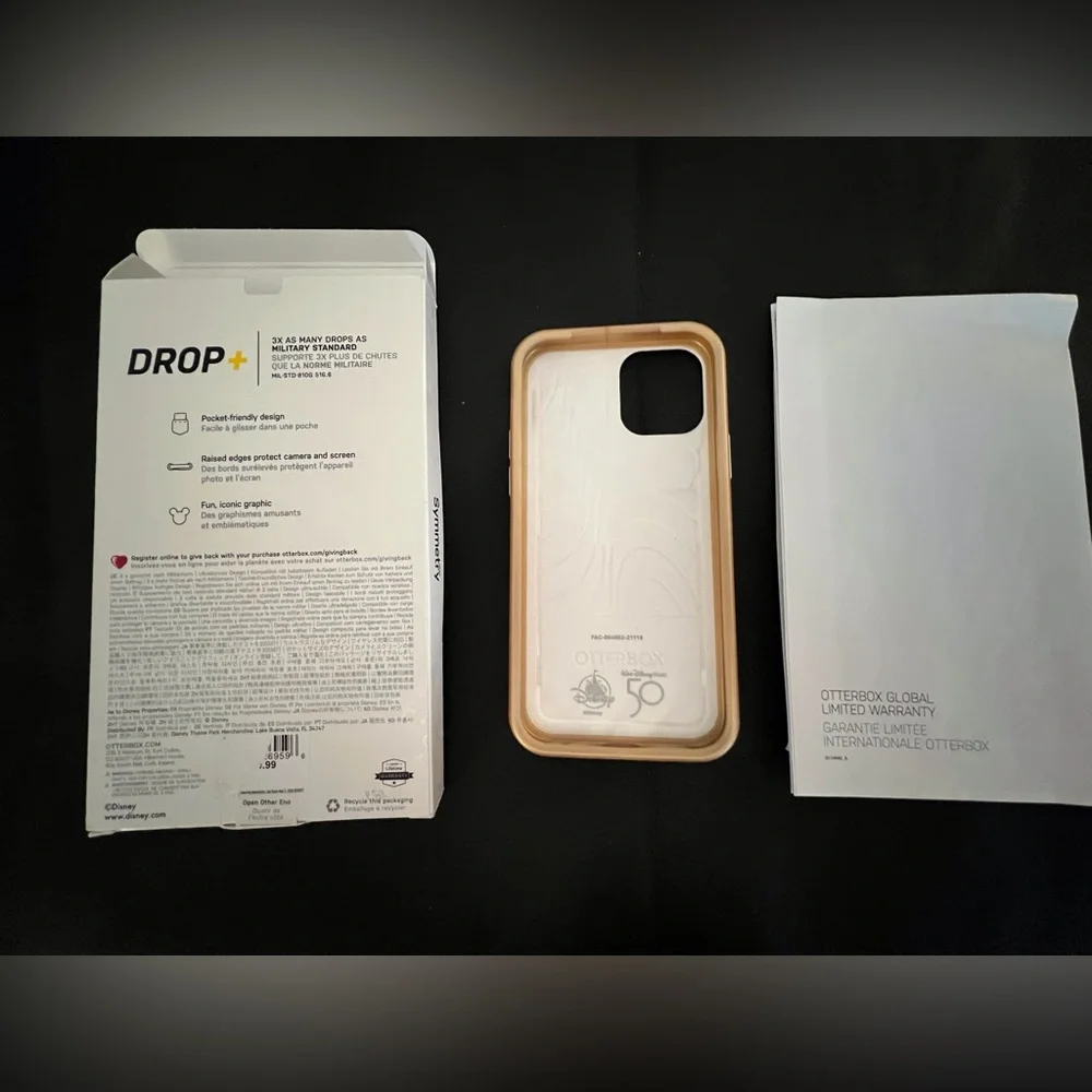 NIB Extremely Rare Otter Box Phone Case Disneyworld Castle 50th